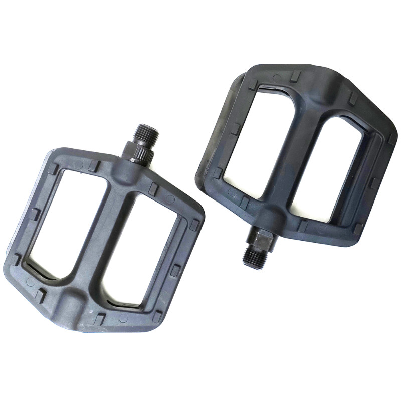 2 buc. plastic ultra ușoară pedală de bicicletă pedală cu eliberare rapidă pedală plată pentru bicicletă de munte pedală cu bile pentru bicicletă pedală largă Accesorii pentru biciclete