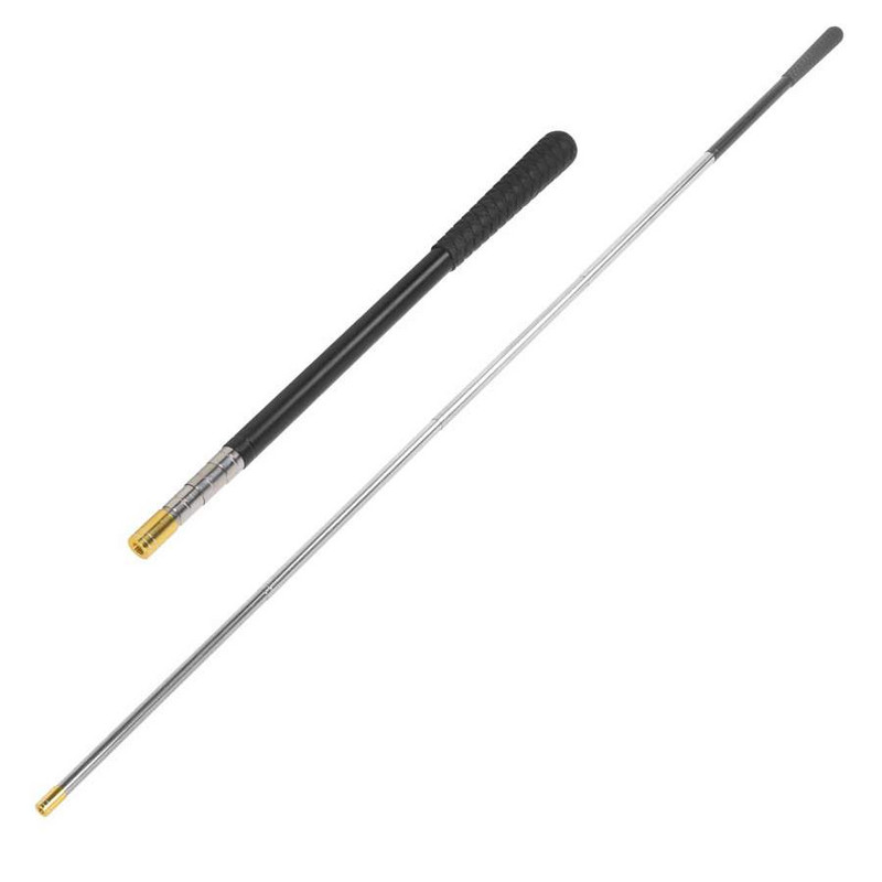 0,7 m1,5 m nerūdijančio plieno meškerykotis, 3/5 sekcijų teleskopinis meškerykotis.