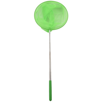 Plasa de pescuit pentru prinderea în aer liber, plasă de fluturi, sac de plasă de pescuit, instrument telescopic de plasă de pescuit din oțel inoxidabil, portabil telescopic în aer liber