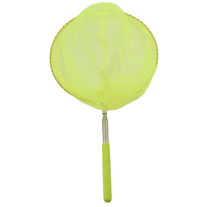 Plasa de pescuit pentru prinderea în aer liber, plasă de fluturi, sac de plasă de pescuit, instrument telescopic de plasă de pescuit din oțel inoxidabil, portabil telescopic în aer liber