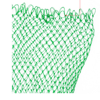 Найлонова плетена многопластова мрежа Удебелени зелени линии Плътна мрежеста светлина Лесни ръчни мрежи за инсталиране