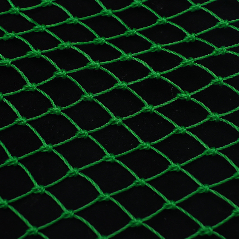 Plasă cu mai multe straturi împletită din nailon Linii verzi îndrăznețe Plase de mână strânse, ușor de instalat