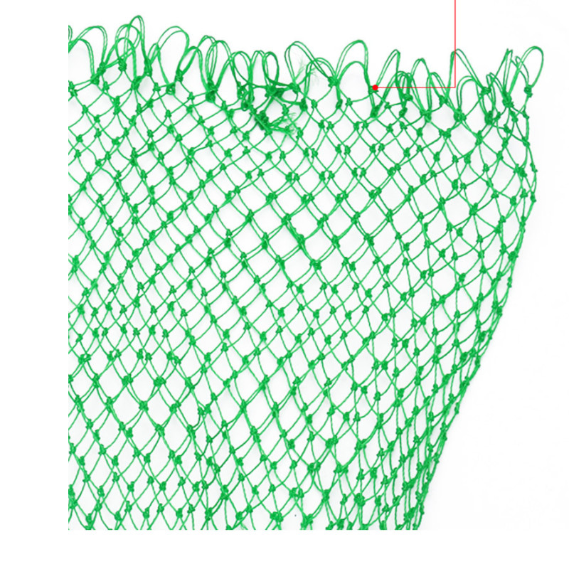 Plasă cu mai multe straturi împletită din nailon Linii verzi îndrăznețe Plase de mână strânse, ușor de instalat