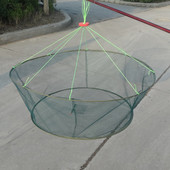 Kerge kalapüügi randumisvõrk Vähi krevetipüüdja võrkvõrk kalamõrda puuripüügi tarvikud