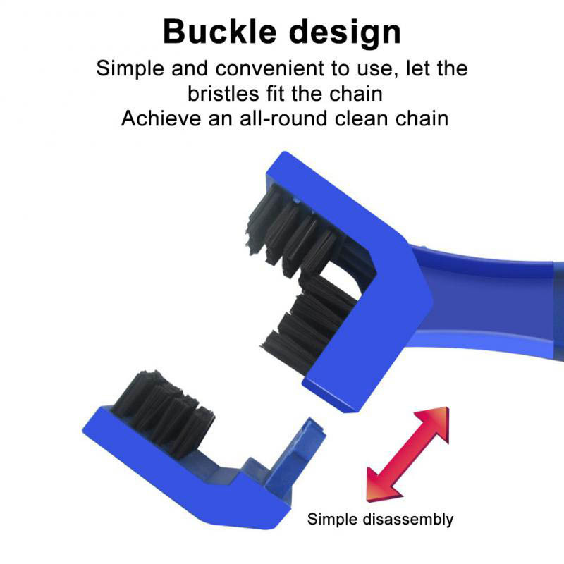 Maastikujalgratta pesuriistade komplekt, plastikust jalgrattasõidu mootorratta ketiharja puhastusvahend Gear Grunge Brush välistingimustes teedehoolduseks mõeldud puhastusvahend