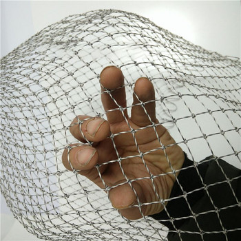ръчно плетени рибарски мрежи Найлонови риболовни мрежи Риболовни принадлежности Сгъваема ромбовидна мрежа Сгъваема мрежа за потапяне 35 см 40 см 50 см дълбочина