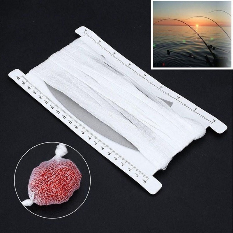 5M kalapüügivõrgust PVA kott vees lahustuv söödahoidja peibutustööriista tarvik 37 mm karpkalapüügi söötja püünissöödakott võrgud