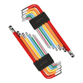 Jalgratta värviline kuuskantvõtmekomplekt 1,5/2/2,5/3/4/5/6 mm MTB maanteeratta remonditööriistade komplekt hooldusmutrivõti kuuskantvõtme lame kuul ava