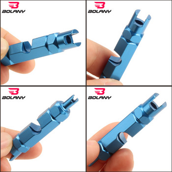 1Pcs Bike Value Multifunctional Valve Tool Bicycle Road Presta FV Дюзи Inner Tube Value Core Wrench Инструмент за премахване