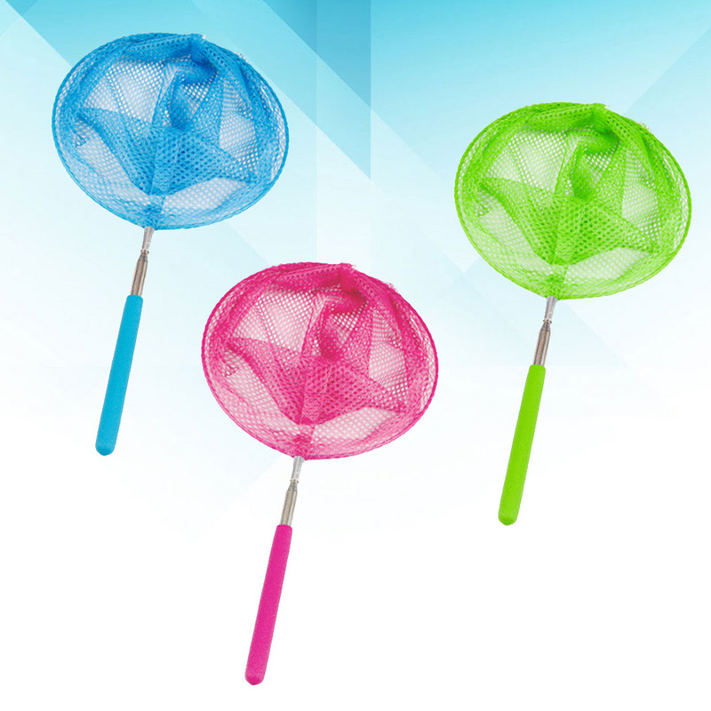 Δίχτυ ψαρέματος Παιδικά δίχτυα ενυδρείου για προσγείωση χυτή μικρή λαβή από ανοξείδωτο ατσάλι Πτυσσόμενη πασχαλίτσα