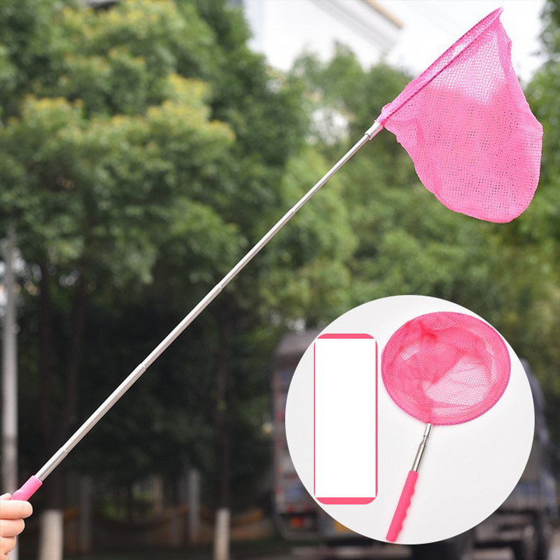 Δίχτυ ψαρέματος Παιδικά δίχτυα ενυδρείου για προσγείωση χυτή μικρή λαβή από ανοξείδωτο ατσάλι Πτυσσόμενη πασχαλίτσα