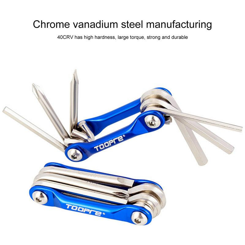 Set instrumente de reparare biciclete Șurubelnițe pentru ciclism cu spițe hexagonale Instrument Pârghie pentru anvelope Cheie hexagonală MTB Mountain Bike Instrument multifuncțional Instrumente pentru ciclism