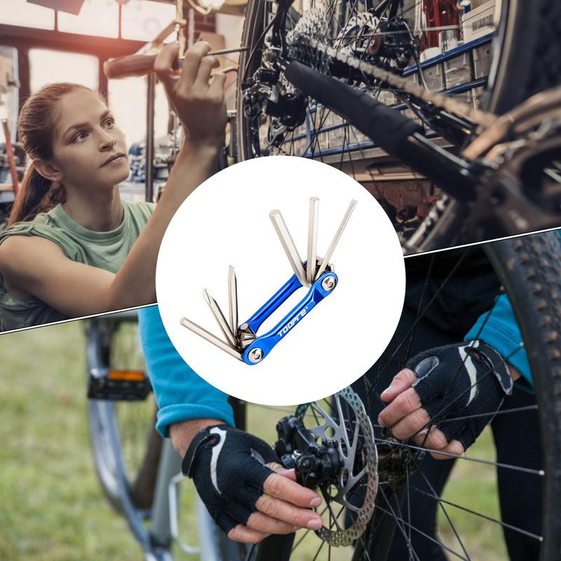Set instrumente de reparare biciclete Șurubelnițe pentru ciclism cu spițe hexagonale Instrument Pârghie pentru anvelope Cheie hexagonală MTB Mountain Bike Instrument multifuncțional Instrumente pentru ciclism