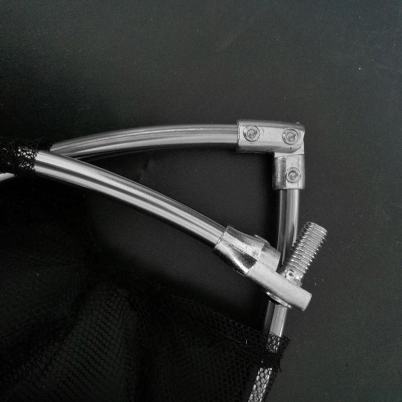 Összecsukható horgász leszállóhálók Horgászraszálló merítőhálók, rozsdamentes acél horgászhálófejek kültéri tartozékok