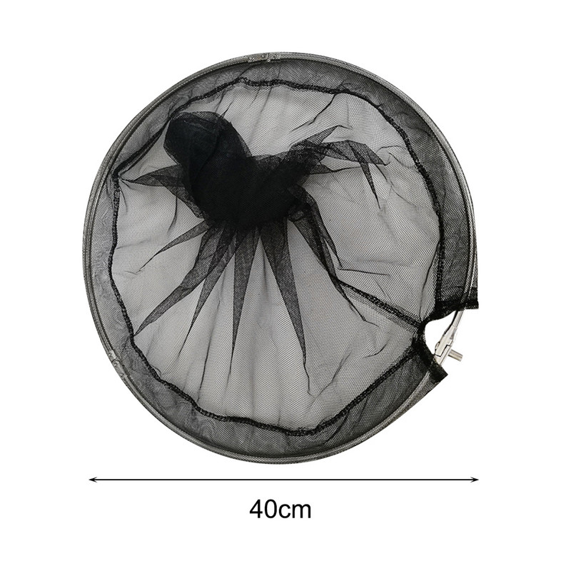 Összecsukható horgász leszállóhálók Horgászraszálló merítőhálók, rozsdamentes acél horgászhálófejek kültéri tartozékok