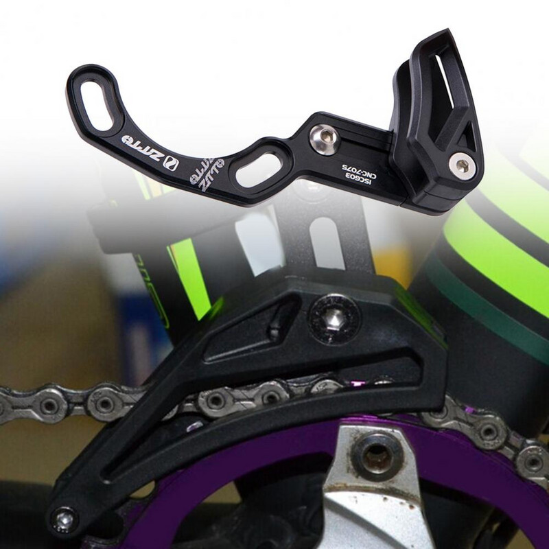 1Set ZTTO ISCG 03 05 BB Dviračio vieno disko grandinės kreiptuvas Nešiojamas spaustuko grandinės kreiptuvas Universalus lauko važiavimo remonto įrankis