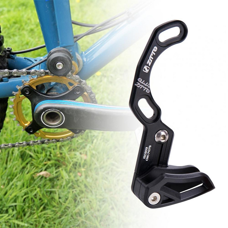 1Set ZTTO ISCG 03 05 BB Dviračio vieno disko grandinės kreiptuvas Nešiojamas spaustuko grandinės kreiptuvas Universalus lauko važiavimo remonto įrankis