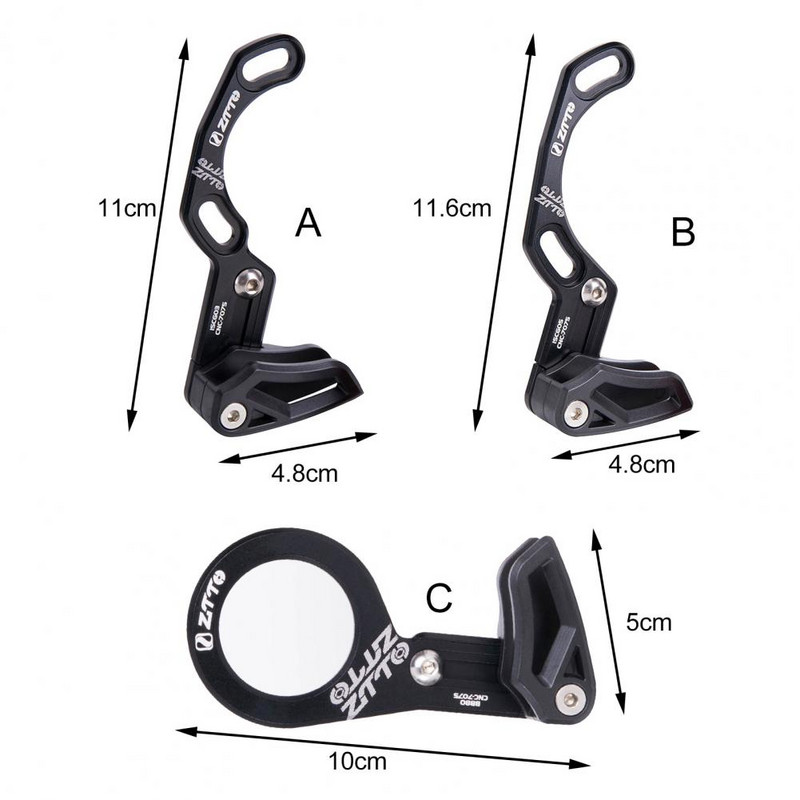 1Set ZTTO ISCG 03 05 BB Dviračio vieno disko grandinės kreiptuvas Nešiojamas spaustuko grandinės kreiptuvas Universalus lauko važiavimo remonto įrankis