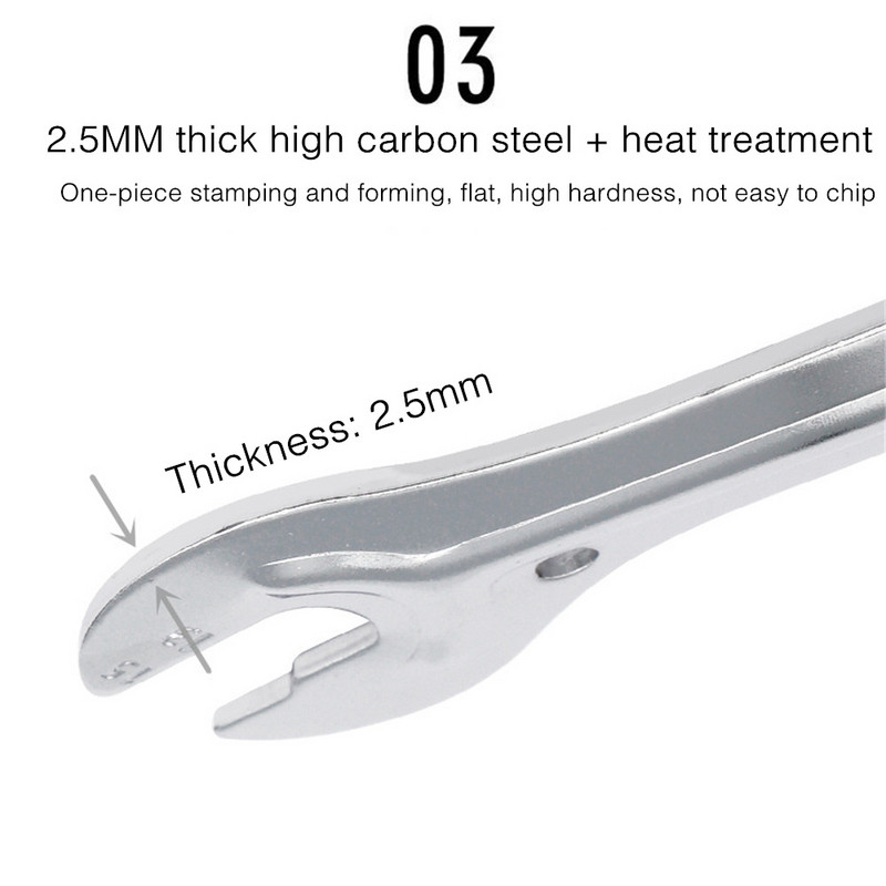 VXM jalgrattaparandustööriistad 13/15mm+14/16mm jalgratta rummu koonusvõti süsinikterasest jalgrattapeakomplekt Mutrivõti rattaparandustööriistad