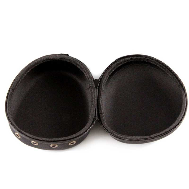 Nešiojamas žvejybos ritės krepšio apsauginis dėklas, juodas 15,5 cm vandeniui atsparus EVA lauko dangtelis, skirtas spiningo ritės žvejybos įrankių reikmenims