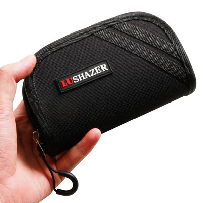 Portabale žvejybos masalo šaukštas Nailono maišelio suktukas Metalinis VIB blizgučių masalas, kietas apvalkalas, laikymo dėklas Žuvies reikmenys Pesca