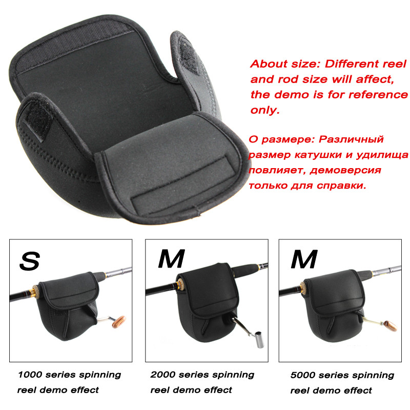 Žvejybos krepšio spiningo ritės krepšys S/M/L Olta neopreno ritės apsauginis dėklas Pesca lauko žvejybos reikmenys PJ127