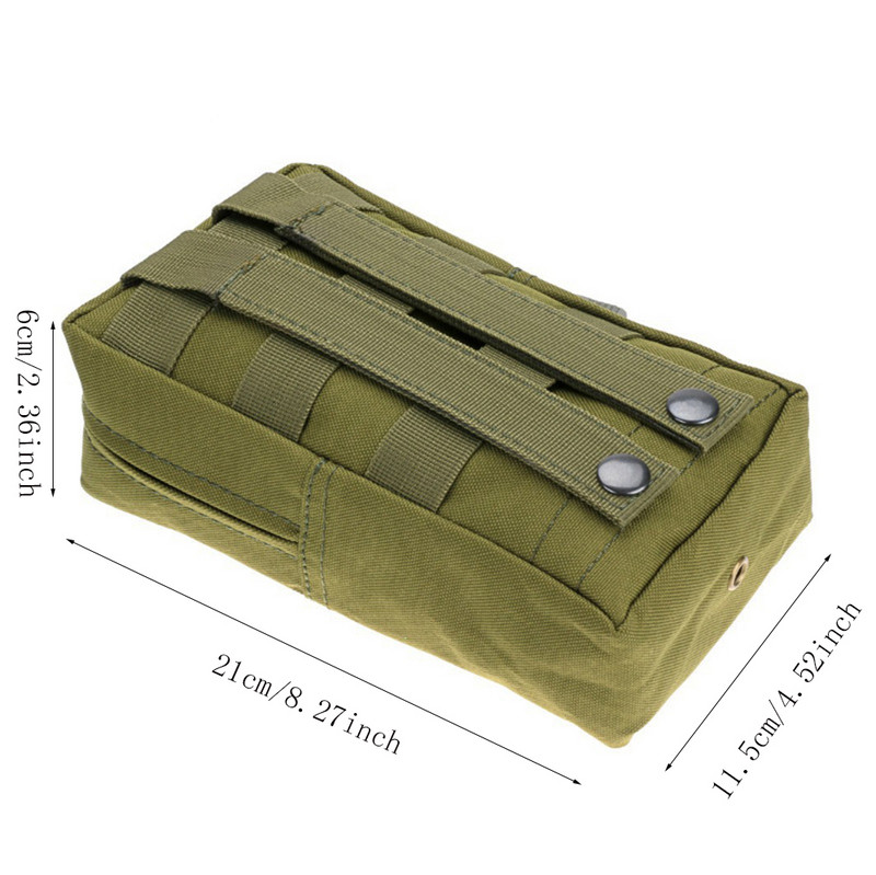 Tactical Molle System Medical Pouch 600D Utility EDC szerszám tartozék derékcsomag telefontok Airsoft vadásztáska kültéri felszerelés