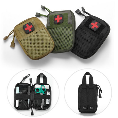 EDC orvosi táska vadászat Molle taktikai táska elsősegélynyújtó készletek kültéri sürgősségi kempingezés túrázás túlélő EMT segédprogram Fanny csomag