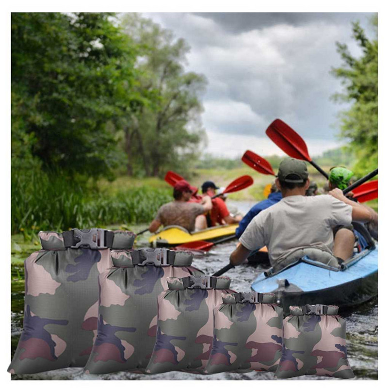 Saci uscati impermeabili Sac uscat portabil cu catarama din plastic pentru deriva Surfing Caiac Camping Înot B99