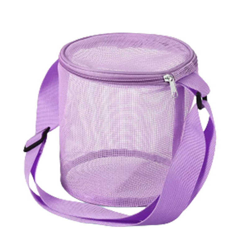 Laste võrkkest hoiukott Ranna kolmemõõtmeline ümmargune liivaämber Mänguasjade viimistlus kogumiskott Võrgust laste väikelaste kott