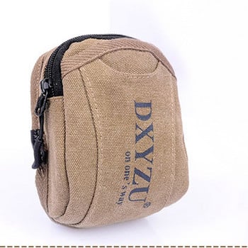 1 τεμ Καμβάς μικρή τσάντα μέσης τσέπης ανδρική τσάντα τακτικής θήκης ζώνης για υπαίθριο στρατιωτικό τρέξιμο Ταξίδι κάμπινγκ τσάντα αξεσουάρ ψαρέματος