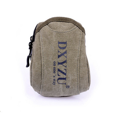 1db vászon kis zsebes deréktáska férfi taktikai tasak övcsomag kültéri katonai futó utazás utazás kemping horgászkiegészítő táska