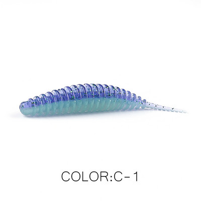 2021 Supercontinent worm bait pehme sööt Tanta 49mm 65mm kalapüügi landid Pesca karpkala püügi bassi lant Isca kunstlik PVA