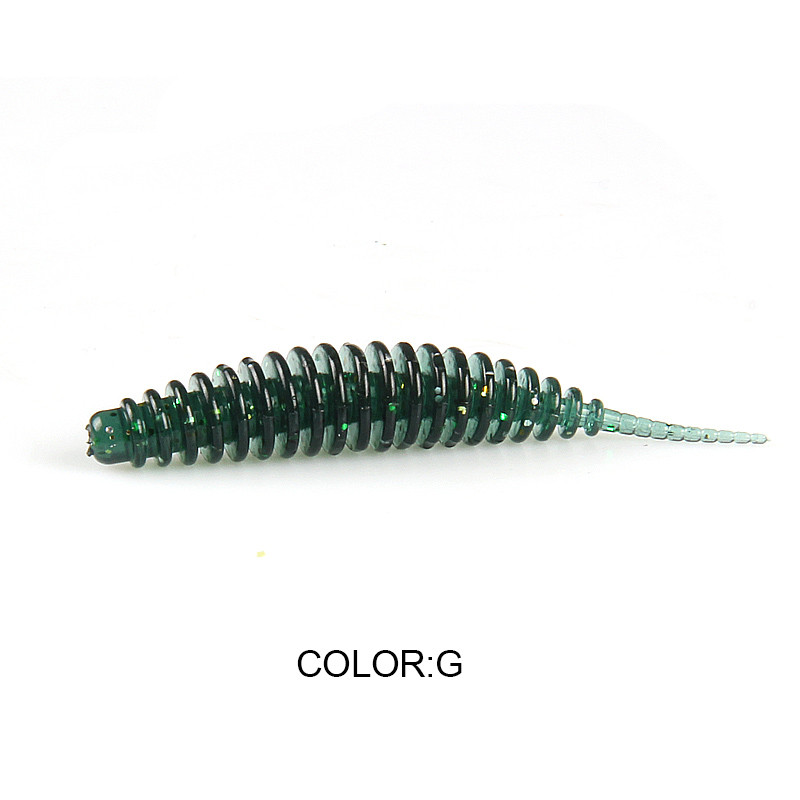 2021 Supercontinent worm bait pehme sööt Tanta 49mm 65mm kalapüügi landid Pesca karpkala püügi bassi lant Isca kunstlik PVA