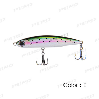 PERO Sinking Pencil Bait 50mm 60mm 65mm 75mm 85mm 3,5g έως 12g 17g Wobbler Trout Mackerel Micro Sea Fishing Lure Shad Bass Lures