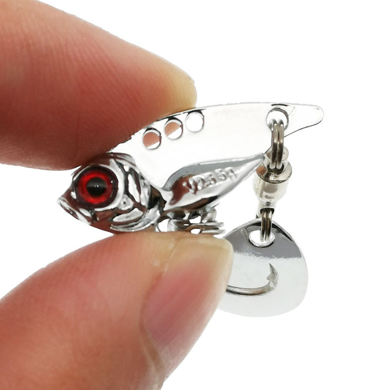 Spinner horgászcsalik wobblerek flitter kanál Crankbaits Artifical Easy Shiner VIB csalik pisztráng Pesca legyező horgászathoz