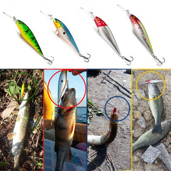 SEALURER Риболовна примамка 1бр. Pike Bait Minnow 11cm 10.5g Jerkbait Deep Swim Wobblers Crankbait