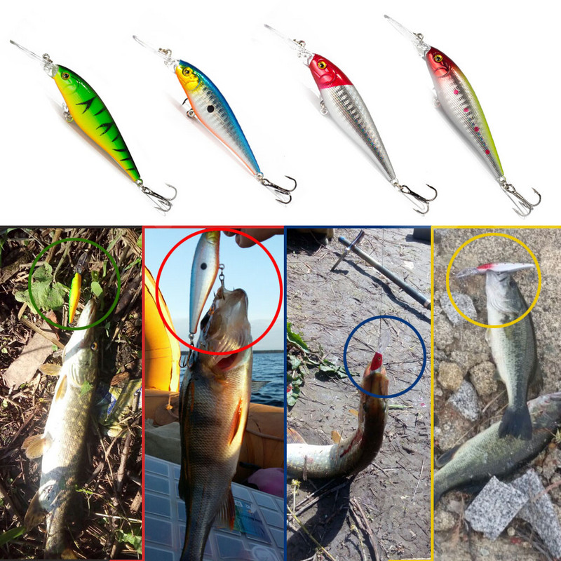 SEALURER Žvejybos masalas 1vnt Pike Bait Minnow 11cm 10,5g Jerkbait Deep Swim Vobleriai Crankbait