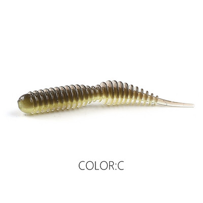 Supercontinent worm bait pehme sööt Tanta 40mm 63mm kalapüügi landid Lõhn sooladega Pehme silikoonist püügilant Tasuta kohaletoimetamine