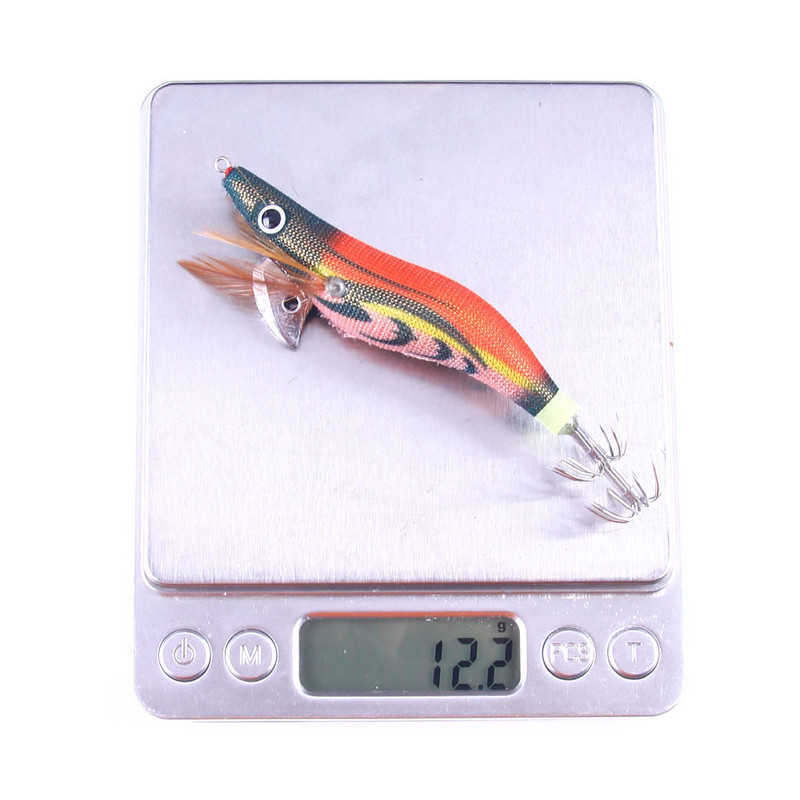 Dobozos fa garnélarák horgász csali 2,5# 3,0# 3,5# ólommerítő tintahal világító csalik Octopus tintahal garnélarák csali zörgés nélkül