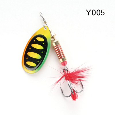 WPE Brand Spinner Lure 1τμχ 6,5g/10g/13,5g 22 χρώμα με Treble Hook Metal Spoon Lure Hard Fishing Lure Fishing Tackle Bait