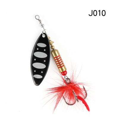 WPE Brand Spinner Lure 1τμχ 6,5g/10g/13,5g 22 χρώμα με Treble Hook Metal Spoon Lure Hard Fishing Lure Fishing Tackle Bait