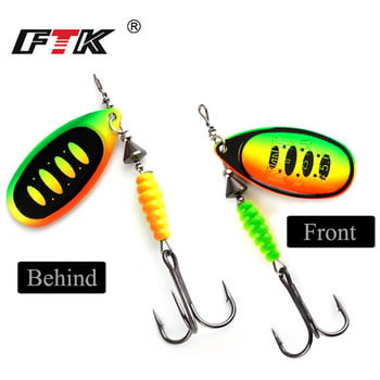 FISH KING Willow Spinner Bait 8.4g12.5g14.7g меден размер 3#-5# с 35647-BR Treble Hook 2#-1/0# риболовна примамка