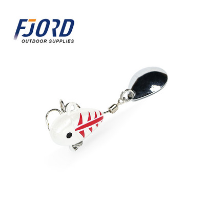 FJORD 7g/10.5g/14g Spinning Tail-spinner Swimbait horgászcsalik Spinnerbait Vib fém mesterséges csali pontyhorgász kiegészítők