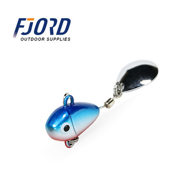 FJORD 7g/10.5g/14g Spinning Tail-spinner Swimbait horgászcsalik Spinnerbait Vib fém mesterséges csali pontyhorgász kiegészítők