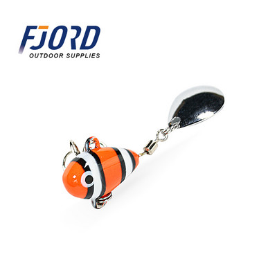 FJORD 7g/10.5g/14g Spinning Tail-spinner Swimbait horgászcsalik Spinnerbait Vib fém mesterséges csali pontyhorgász kiegészítők