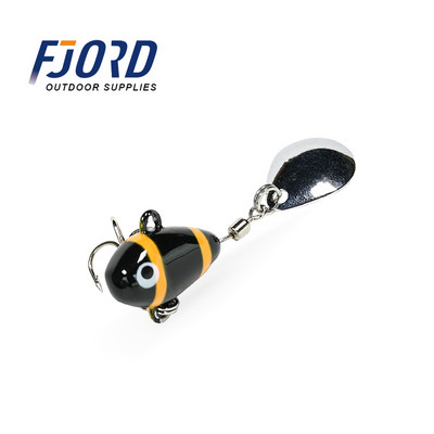 FJORD 7g/10.5g/14g Spinning Tail-spinner Swimbait horgászcsalik Spinnerbait Vib fém mesterséges csali pontyhorgász kiegészítők