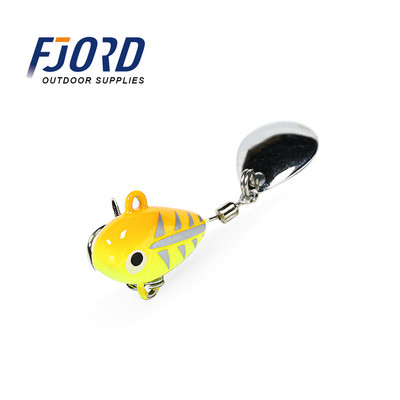 FJORD 7g/10.5g/14g Spinning Tail-spinner Swimbait horgászcsalik Spinnerbait Vib fém mesterséges csali pontyhorgász kiegészítők