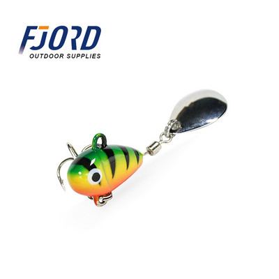FJORD 7g/10.5g/14g Spinning Tail-spinner Swimbait horgászcsalik Spinnerbait Vib fém mesterséges csali pontyhorgász kiegészítők