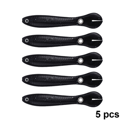 QXO 5pcs/Lot Fish Soft Lure Bionic Loach 10cm αξεσουάρ θαλάσσιου ψαρέματος Σιλικόνη Δολώματα αγαθά float ALL FOR FISH tools bait boat